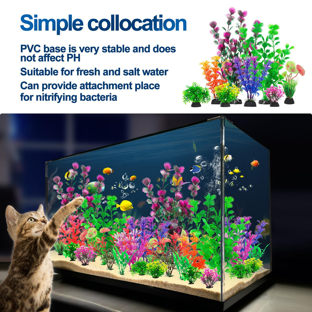 CousDUoBe safe materials ensure water compatibility and non-polluting aquarium decor