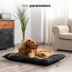 Couzssyhi bed shown indoors and outdoors for versatile use
