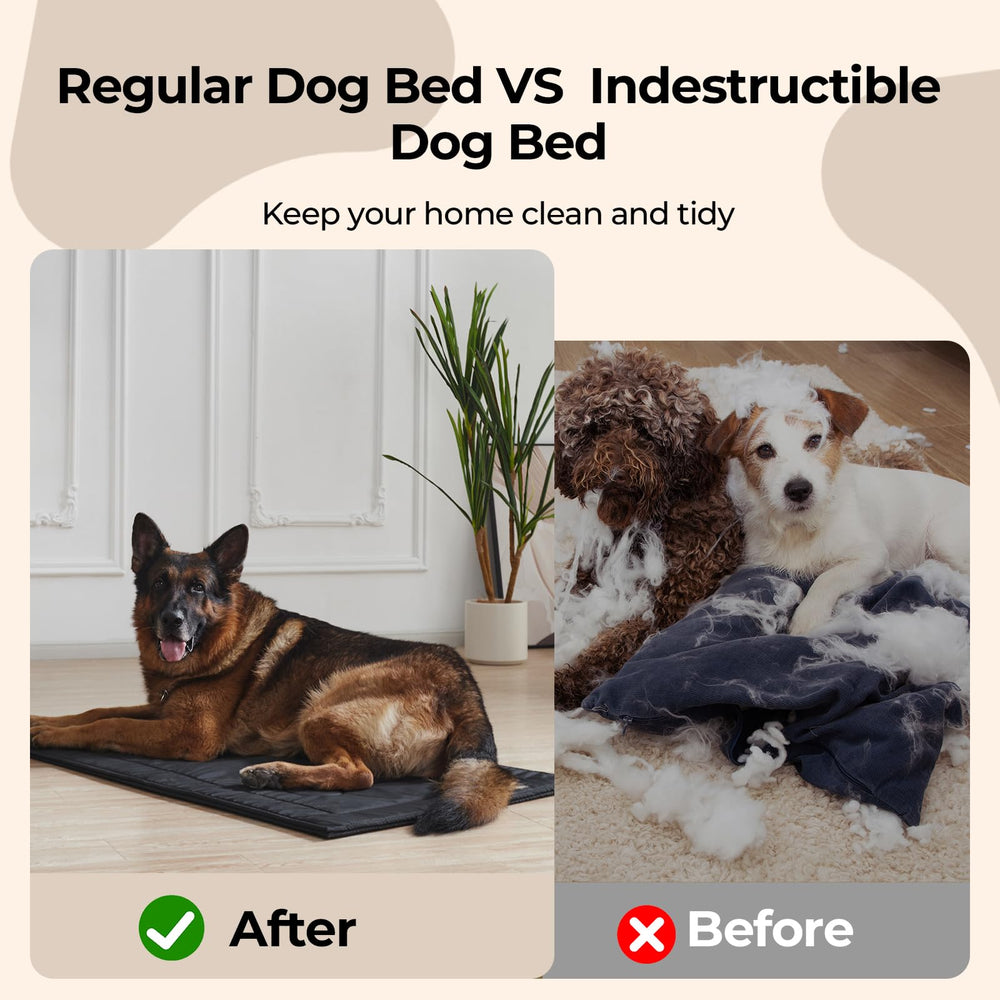 Couzssyhi machine-washable dog bed closeup for easy cleaning.