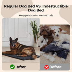 Couzssyhi machine-washable dog bed closeup for easy cleaning.