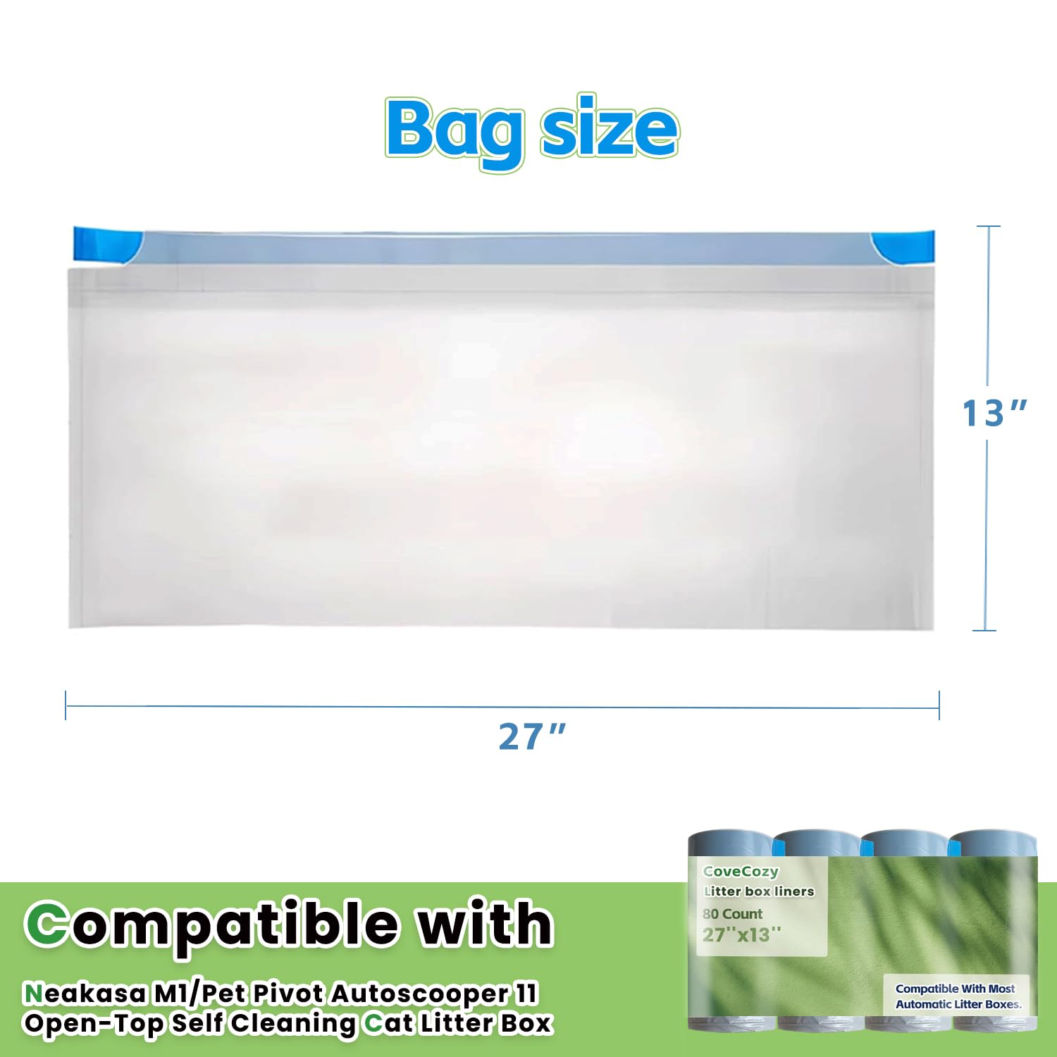 CoveCozy drawstring-closure bag demonstrates quick sealing after use.