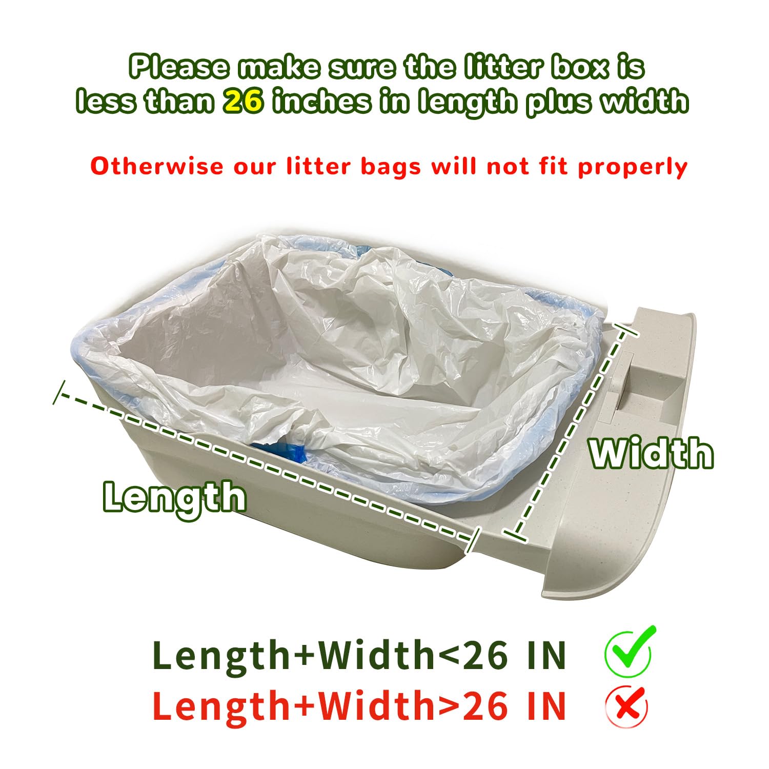 CoveCozy perforated-tear-lines enable easy bag separation for fast disposal.