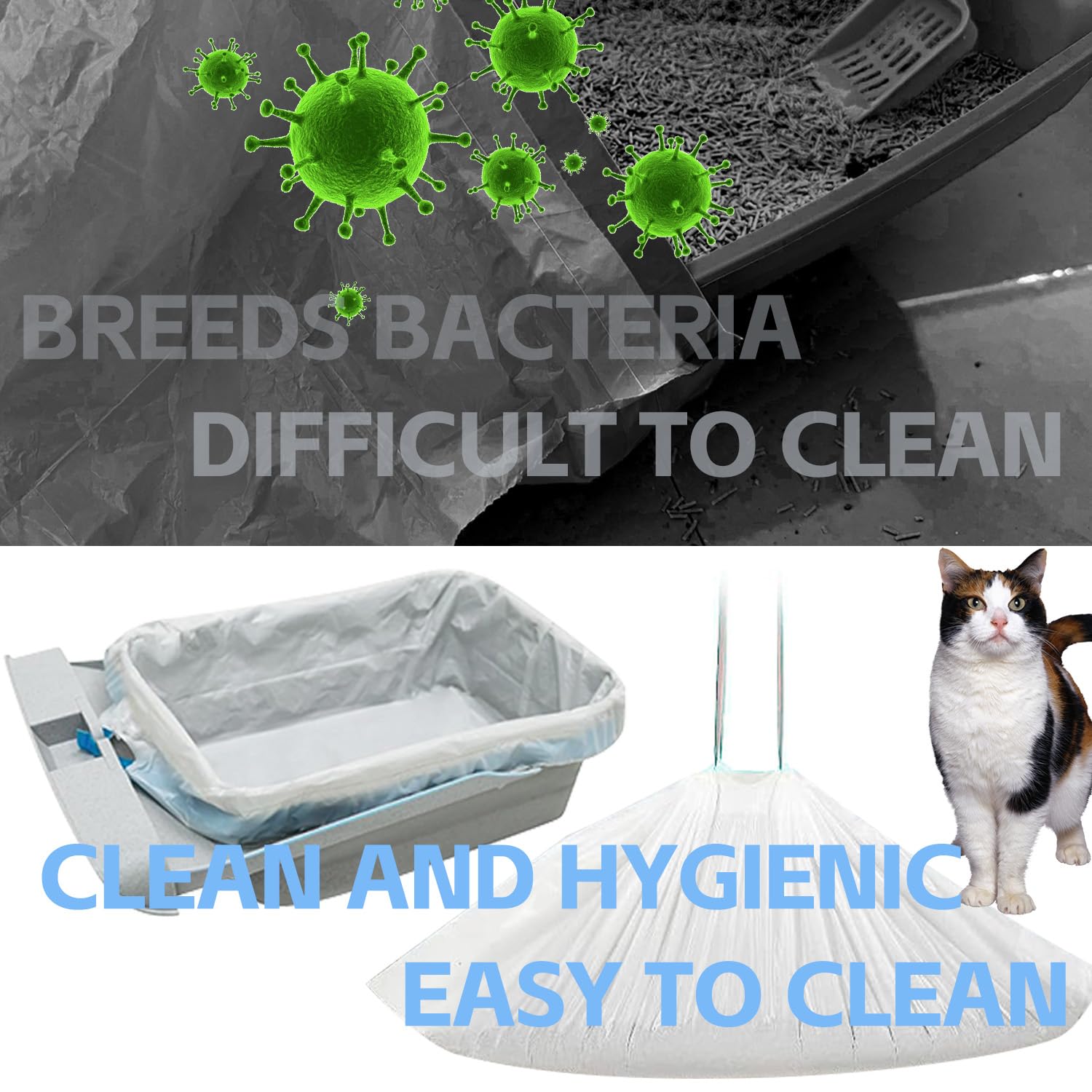 CoveCozy six-roll 120-count pack provides long-lasting litter bag supply.