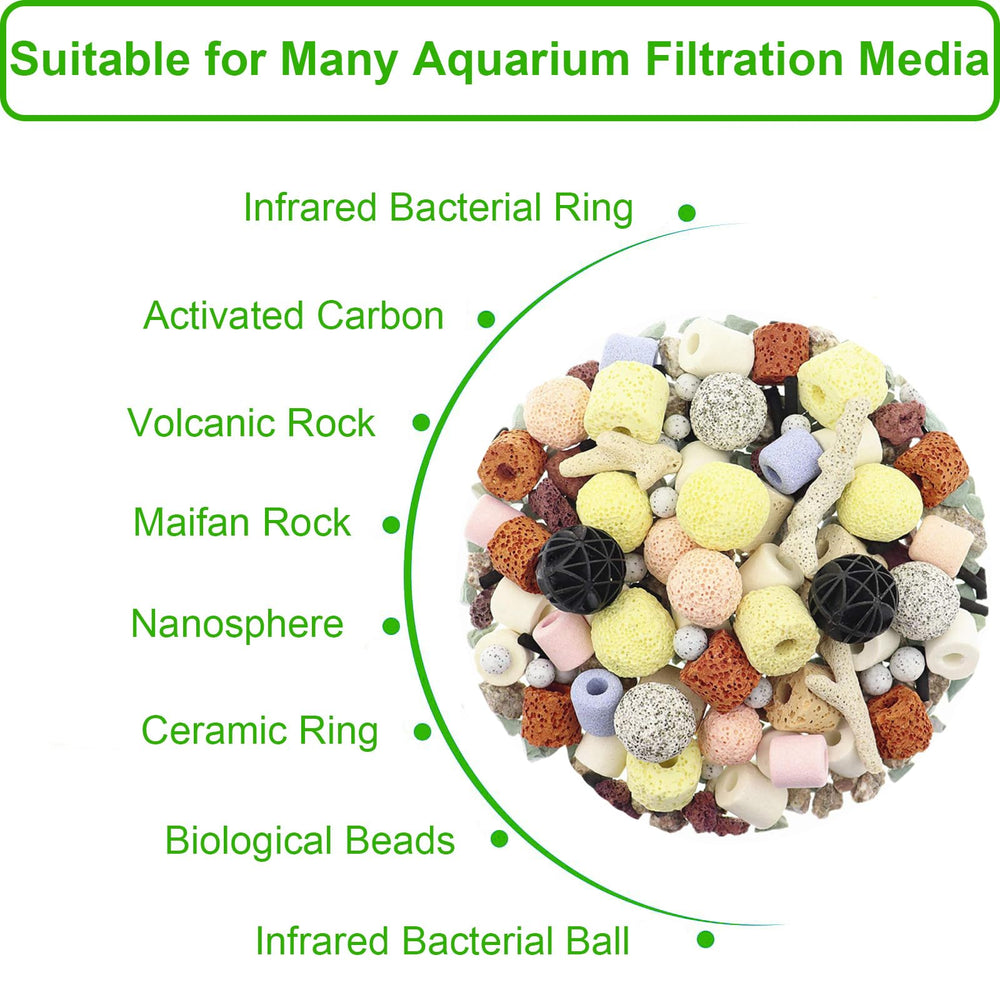 Cover Geny bag holding activated carbon for clearer aquarium water.