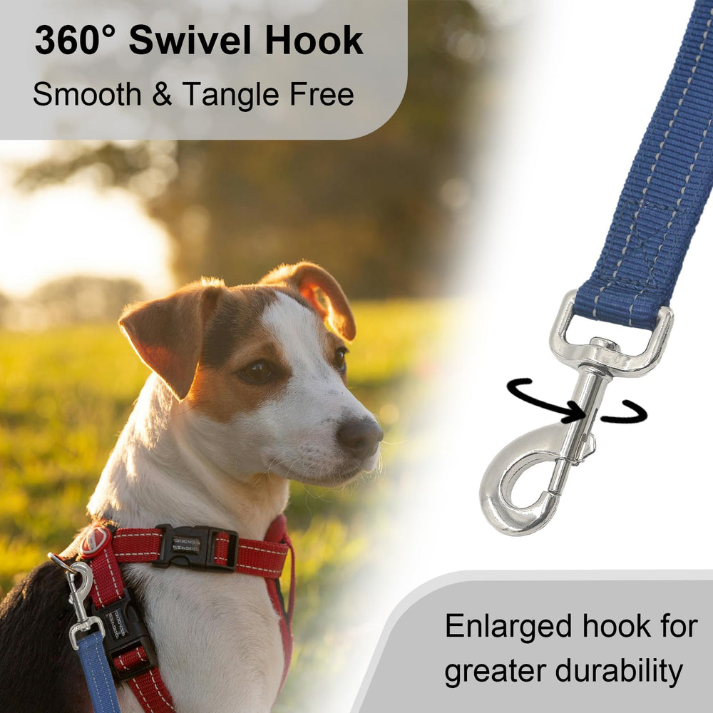 Cover Geny Nylon Short Leash 24in strong-d-ring for secure attachment and accessories.