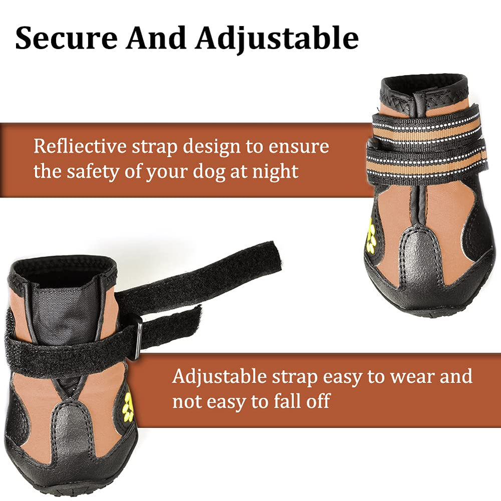 CovertSafe& rugged sole dog boots suitable for hiking and rough ground