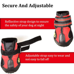 CovertSafe& dog boots adjustable reflective straps for secure fits.