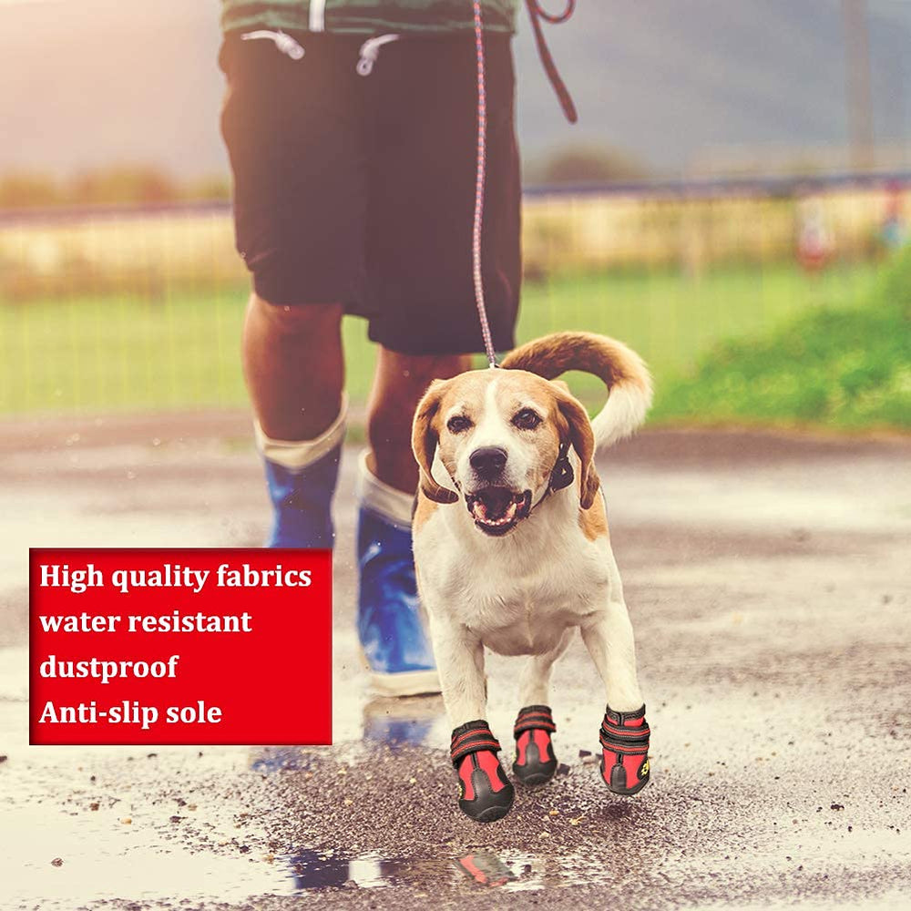 CovertSafe& dog boots ready for trails with rugged sole.