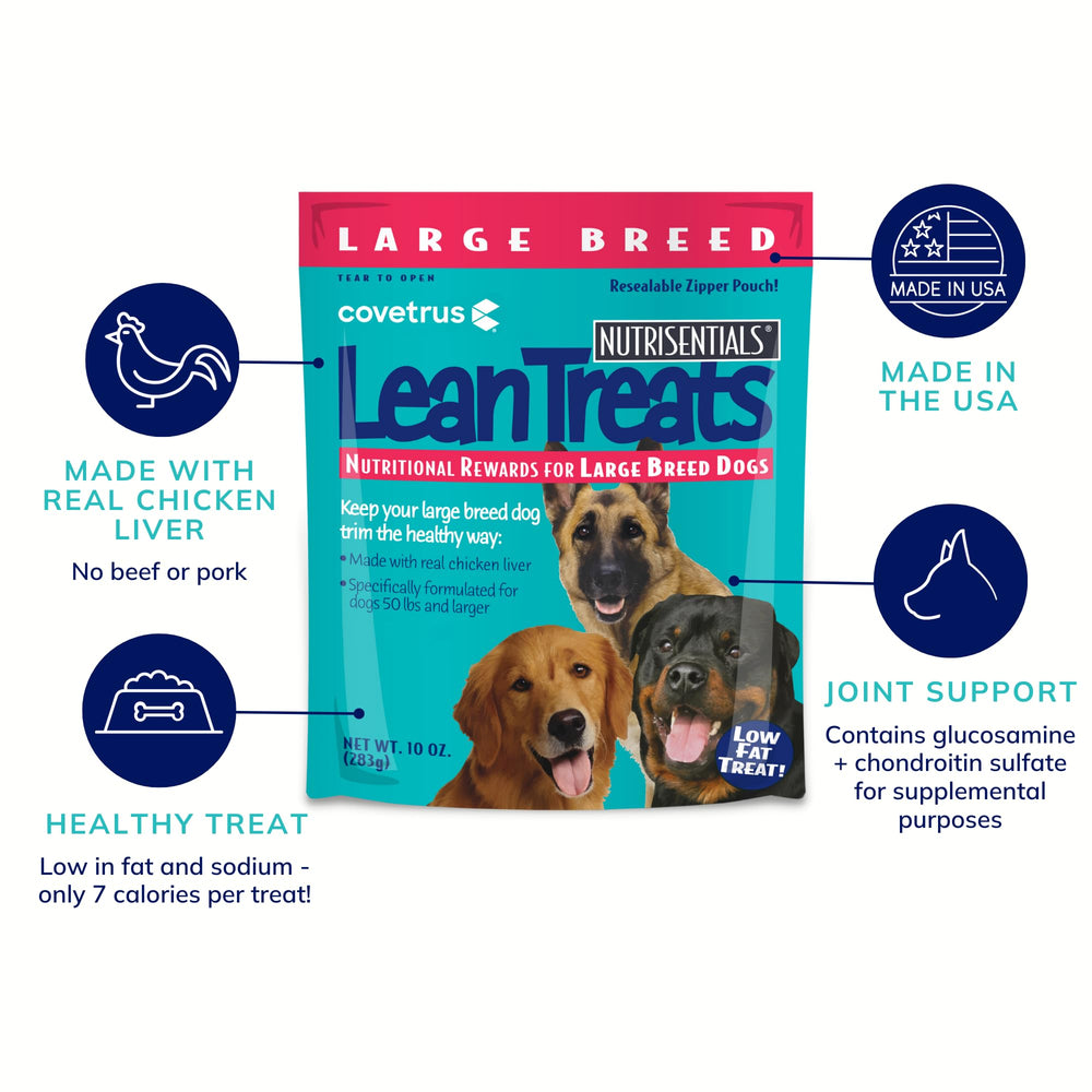 Covetrus Butler Lean Treats bite-size pieces ideal for daily rewards with 50+ lbs dogs