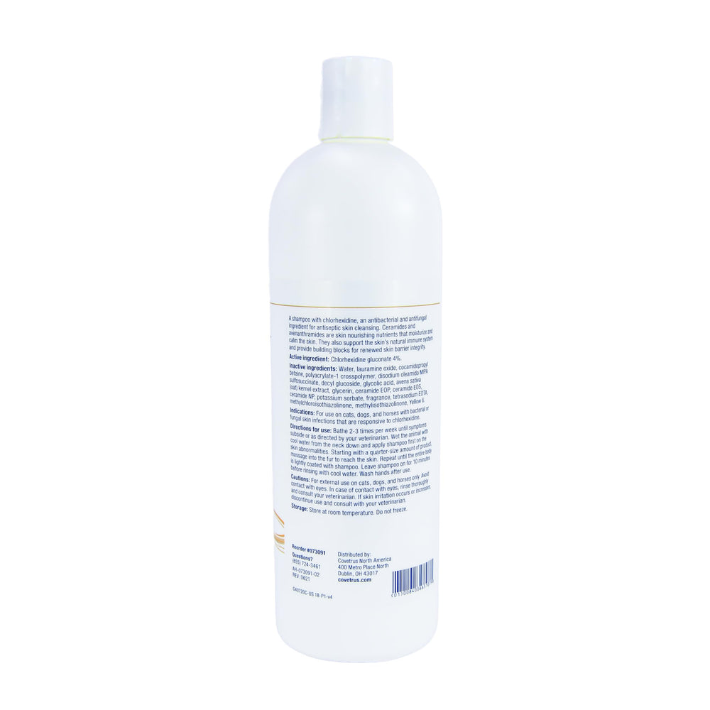Covetrus CeraSoothe CHX shampoo lather close-up for sensitive skin