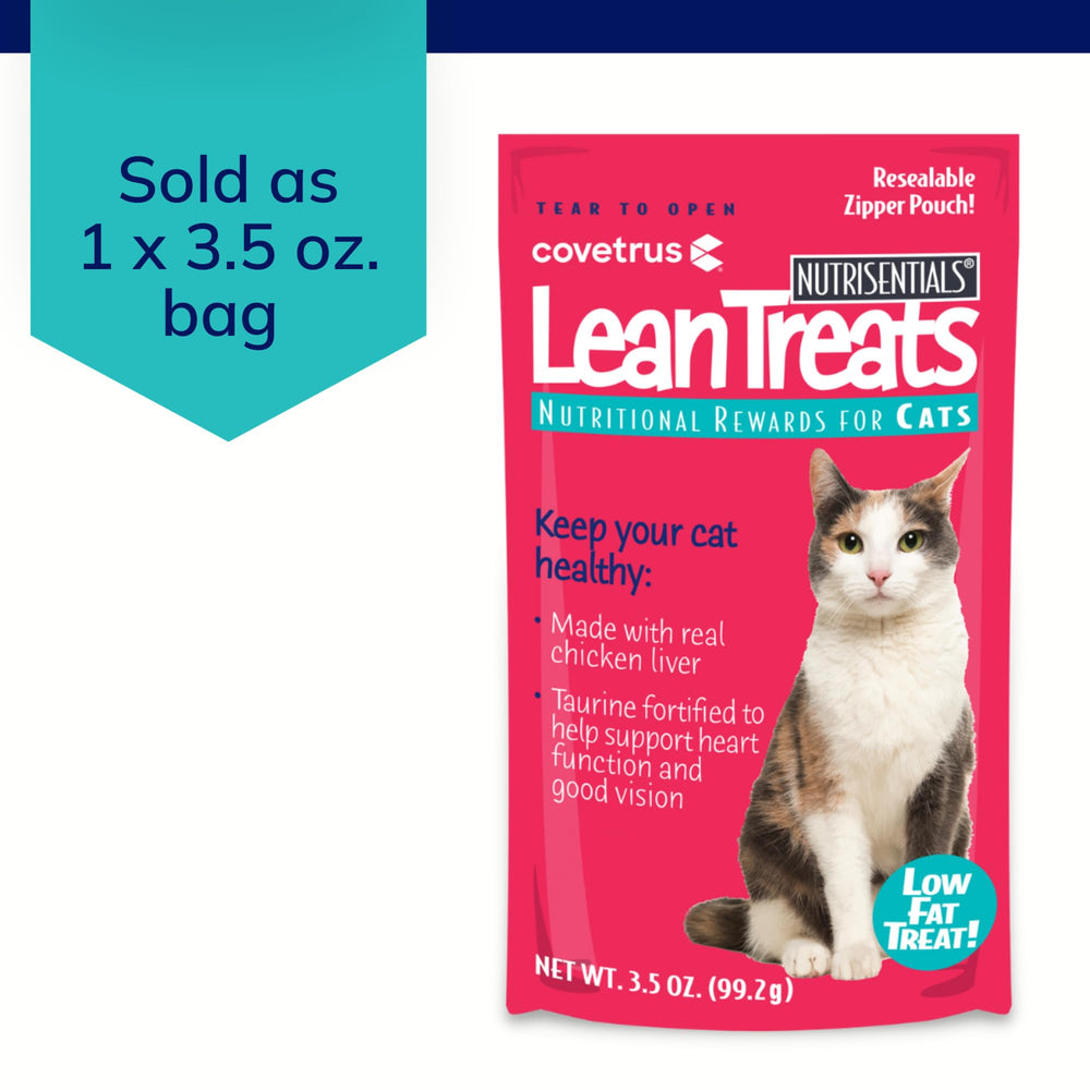 Covetrus Nutrisential Lean Treats soft texture supports easy chewing for cats.
