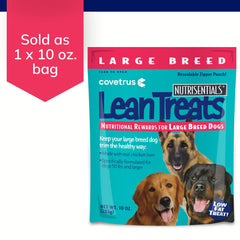Covetrus Nutrisential Lean Treats chicken flavor close-up highlighting real protein source
