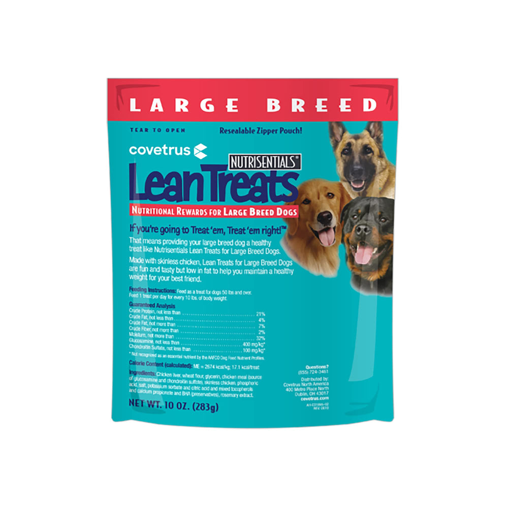Covetrus Nutrisential Lean Treats soft treats closeup emphasizes soft texture dogs enjoy.