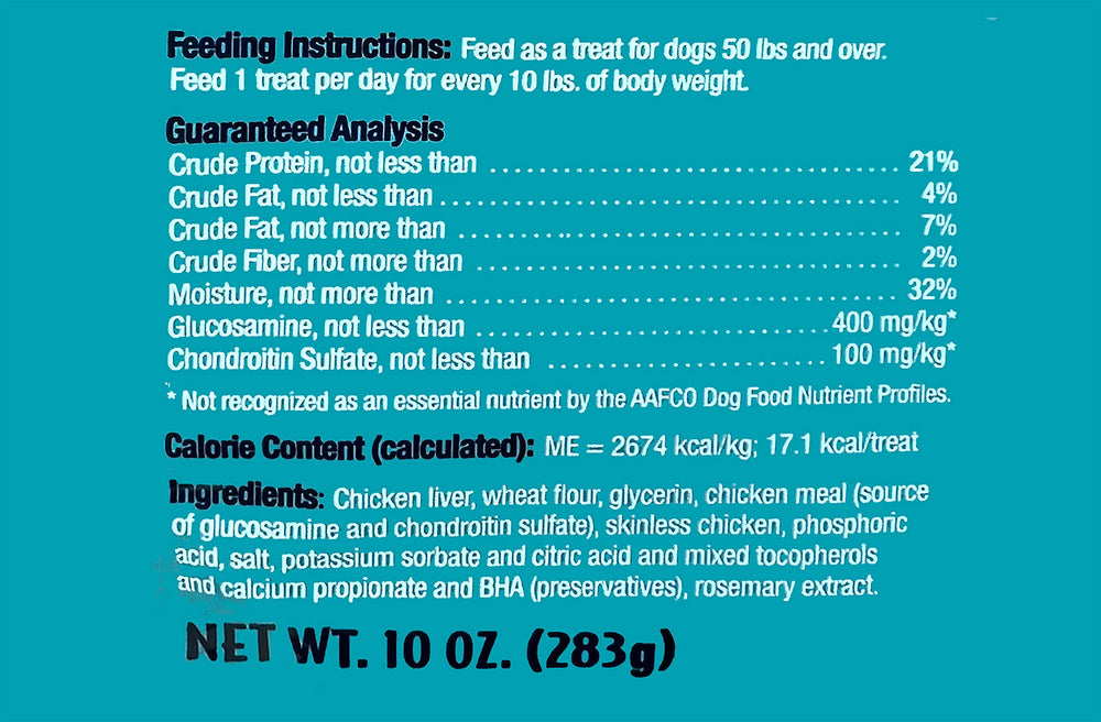 Covetrus Nutrisential Lean Treats USA-made label signals quality and domestic production.