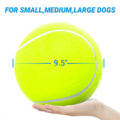covgopi dog tennis ball pump and needle included for easy inflation.