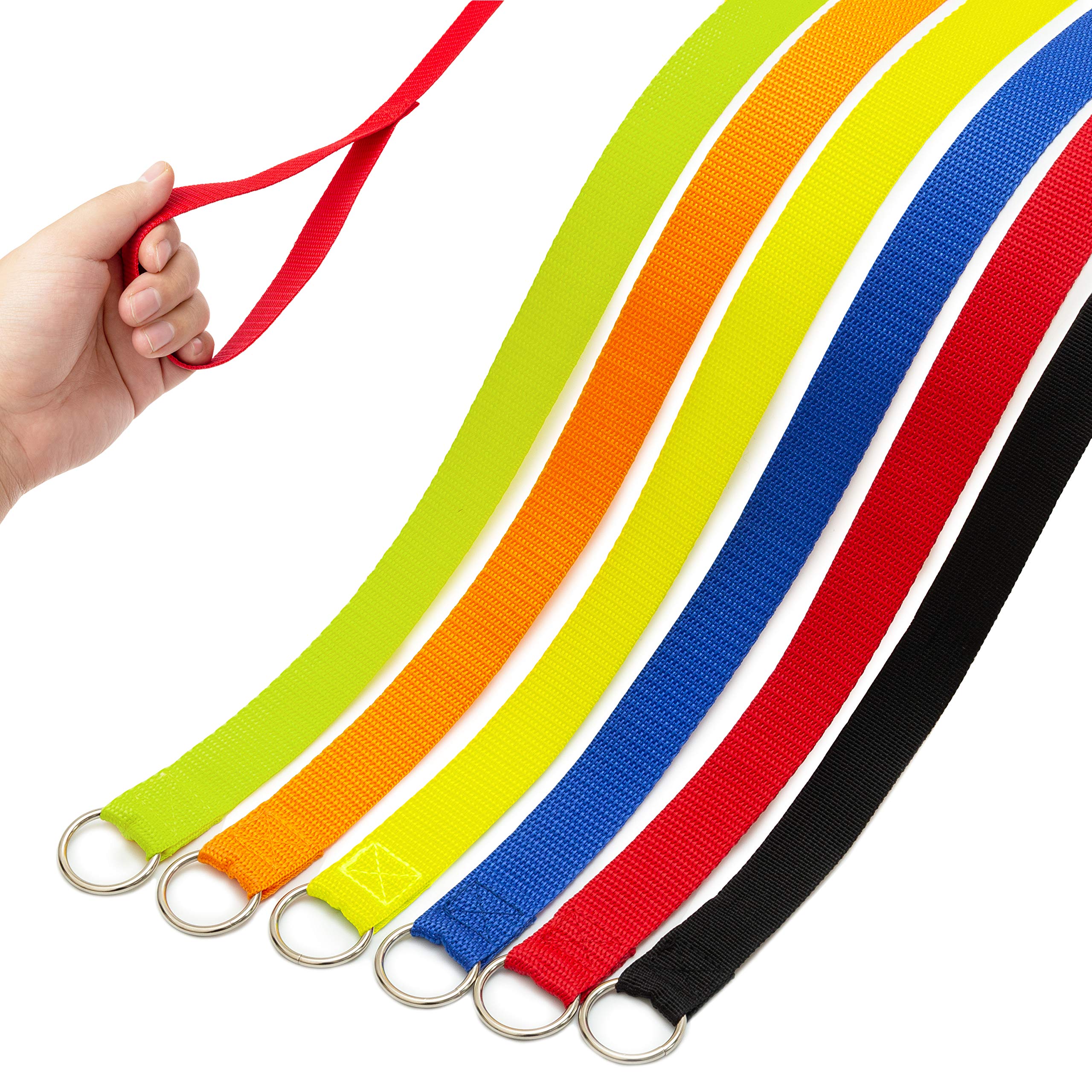 Covgopi slip lead blue with welded O-ring for quick restraint during walks