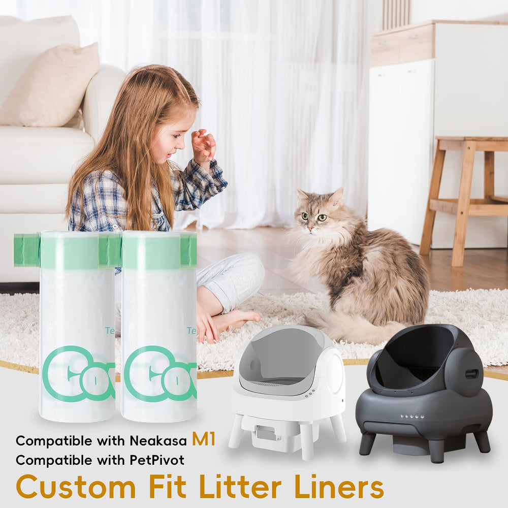 Covociiz cat litter bags open-top design for quick waste disposal.