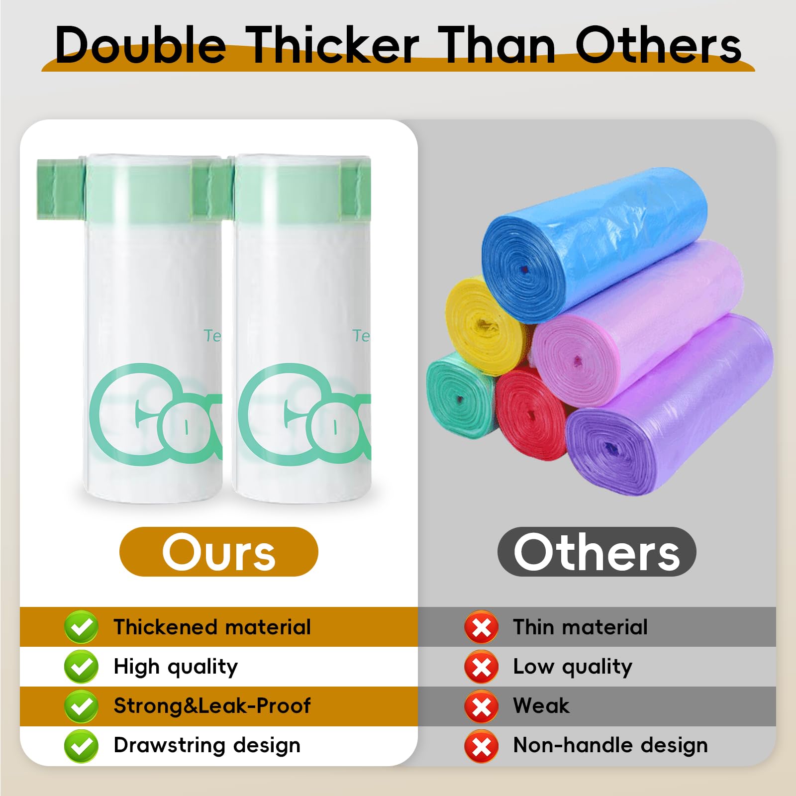 Covociiz bags compatible with Neakasa M1 and PetPivot self-cleaning boxes.