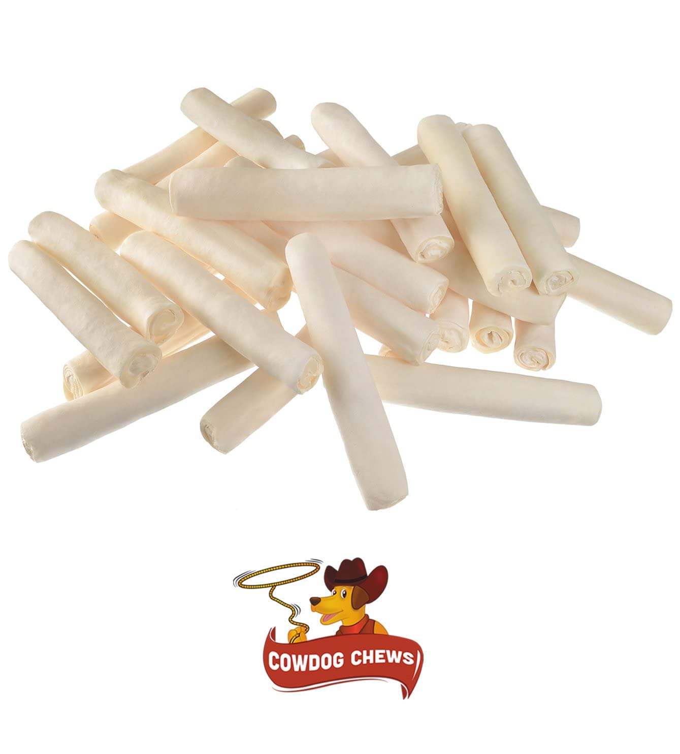 Cowdog Chews long-lasting dog chew ideal for extended chewing sessions.