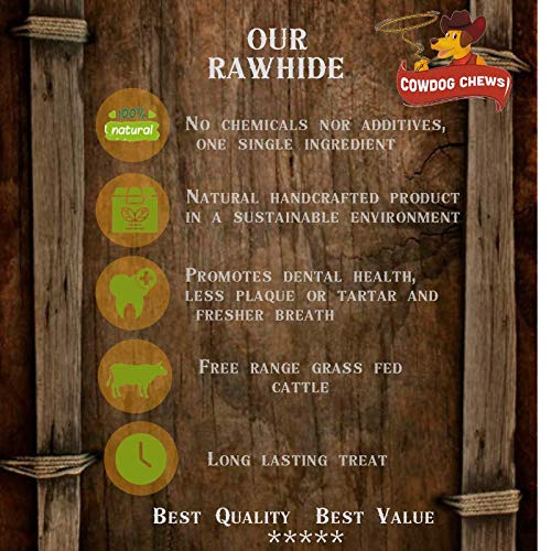 Cowdog Chews long-lasting dog treat for extended chewing and satisfaction