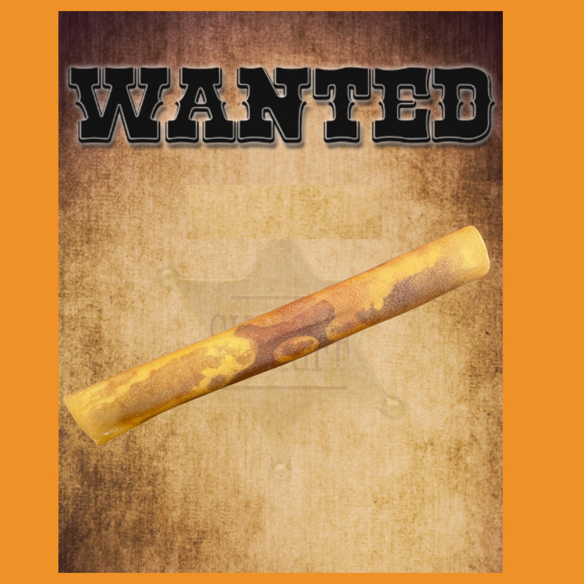 Cowdog Chews Rawhide Gourmet Meaty Rolls 10-pack front view, convenient bulk option.