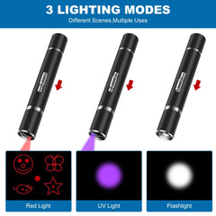 Cowjag laser-pointer with seven pattern modes for curious cats and dogs.