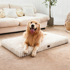Cozila dog bed cloud plush close-up showing soft comfort for large breeds.