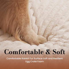 Cozila dog bed removable cover for easy machine-wash cleaning.
