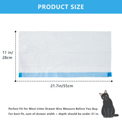 Coziley bulk pack of six rolls delivers economical waste bags for extended use.