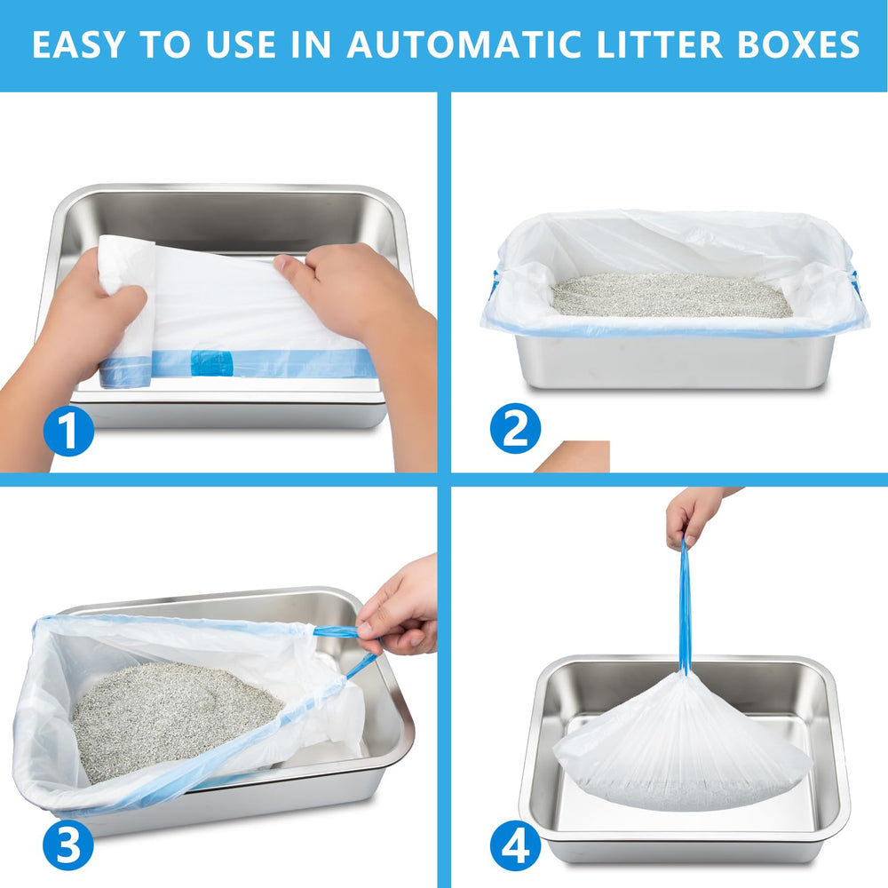 Coziley leak and tear-resistant bags protect surfaces during litter changes.