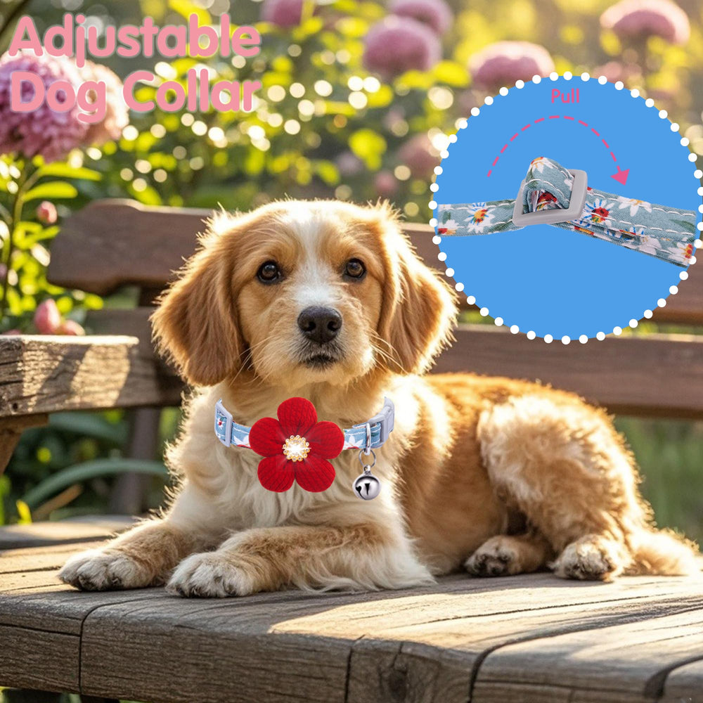 COZIRAE floral Christmas-inspired collar for festive gatherings.