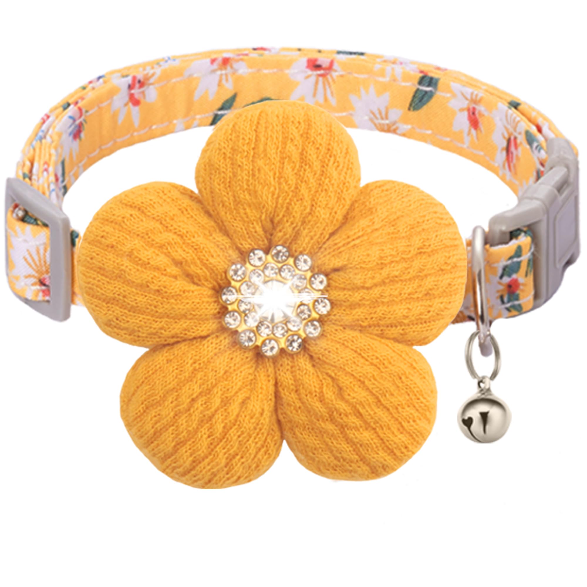 COZIRAE small dog flower collar showcases comfortable daily wear for your pup