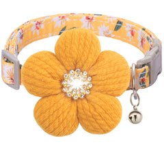 COZIRAE small dog flower collar showcases comfortable daily wear for your pup