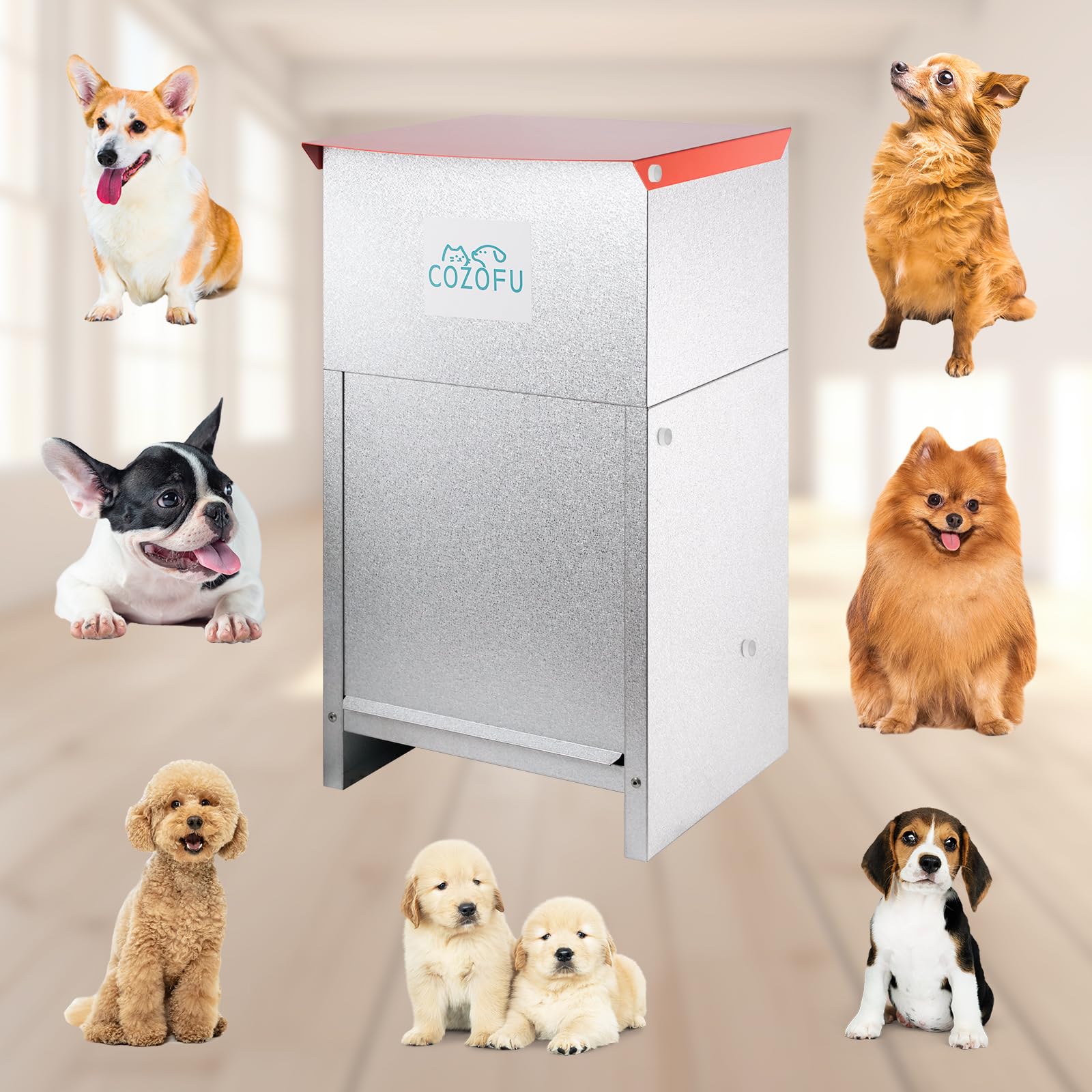 COZOFU dog feeder easy-clean design supports regular maintenance.