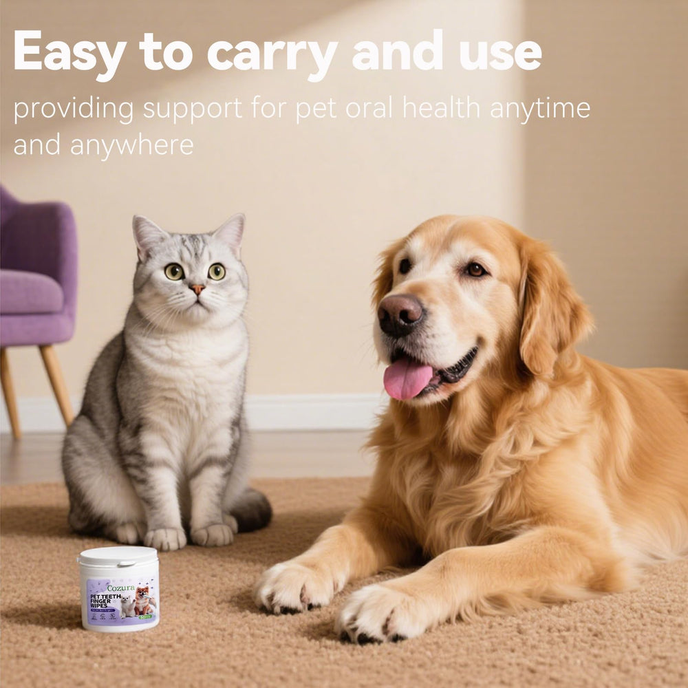 Cozura wipes designed for dogs and cats of all sizes