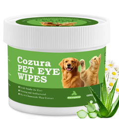 Cozura Pet Eye Wipes large pad for tear stain removal and gentle cleansing