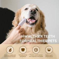Cozura wipes shown with finger toothbrush for easy cleaning