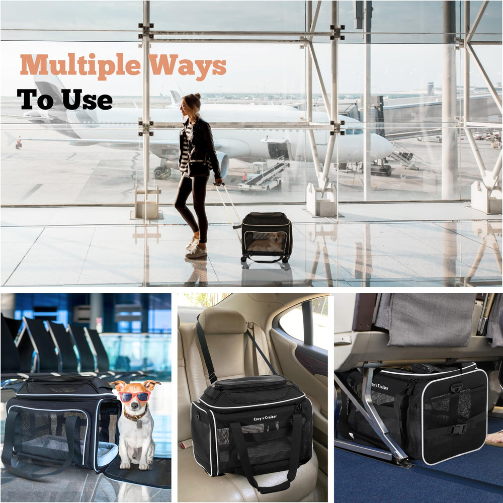 Cozy Cruiser sturdy-wire-frame prevents sagging for reliable daily use.