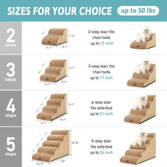 COZY KISS dog stairs 3-step assembly demonstrates easy setup for busy households