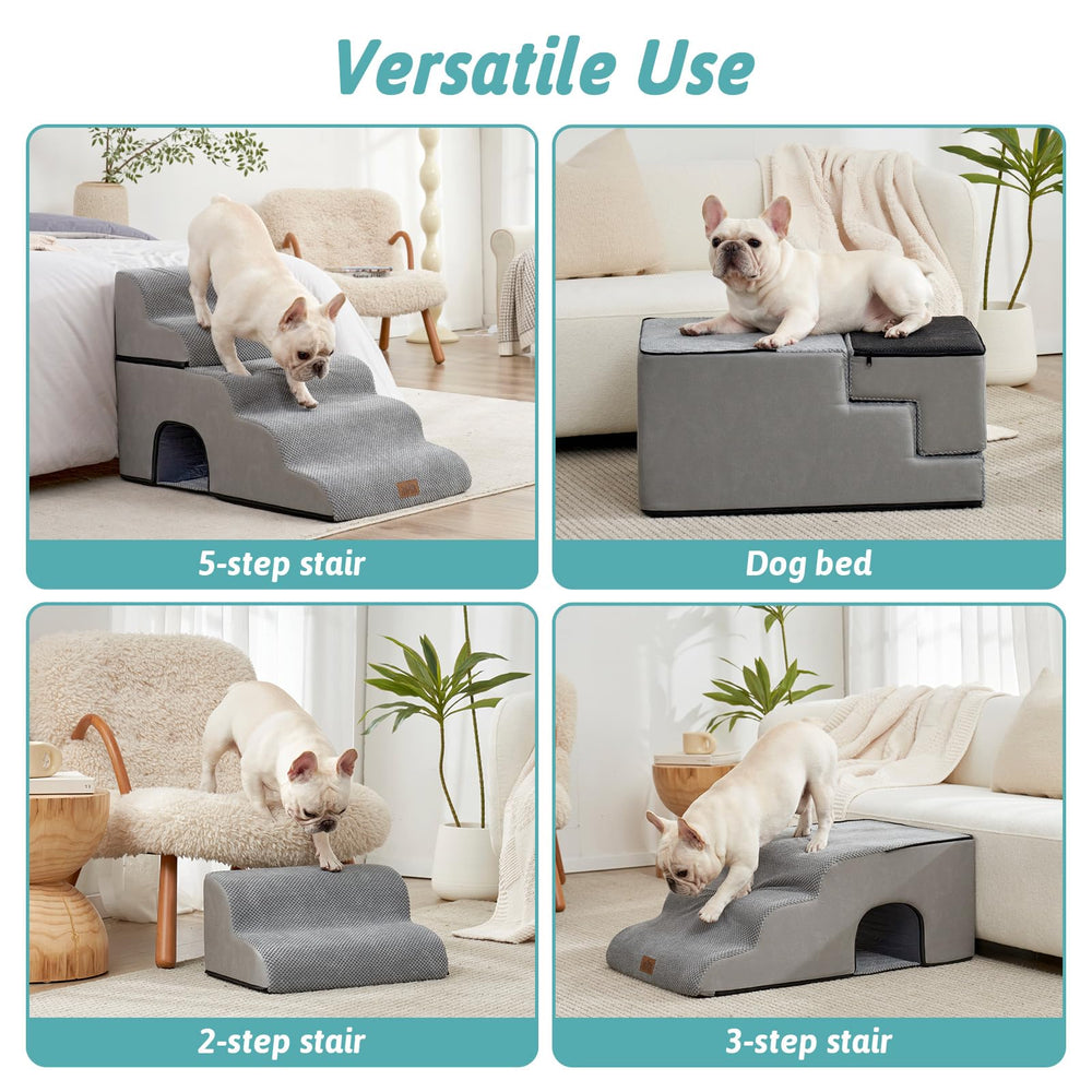 COZY KISS stairs with TPU waterproof cover for easy cleaning