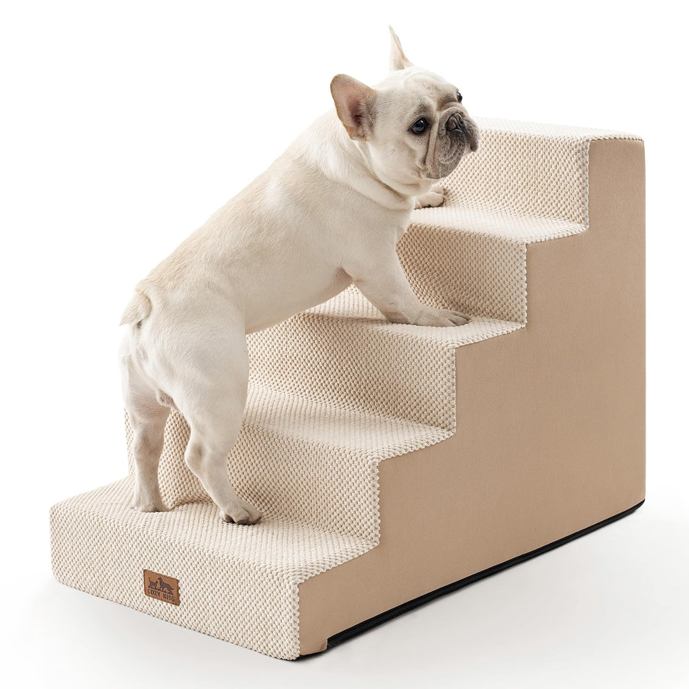 COZY KISS dog stairs wide-base provide stable climbing for high beds