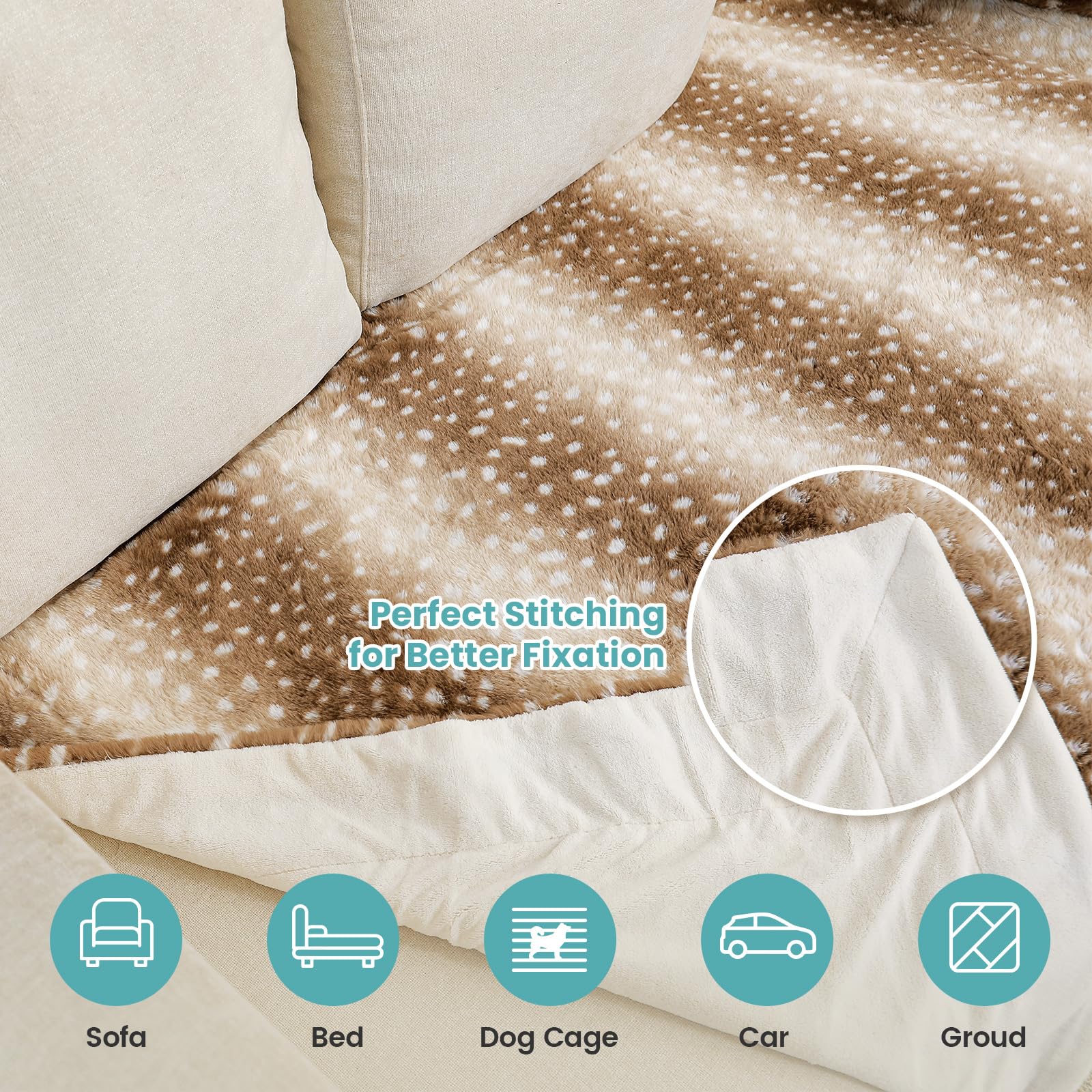 COZY KISS machine-washable label closeup for easy care