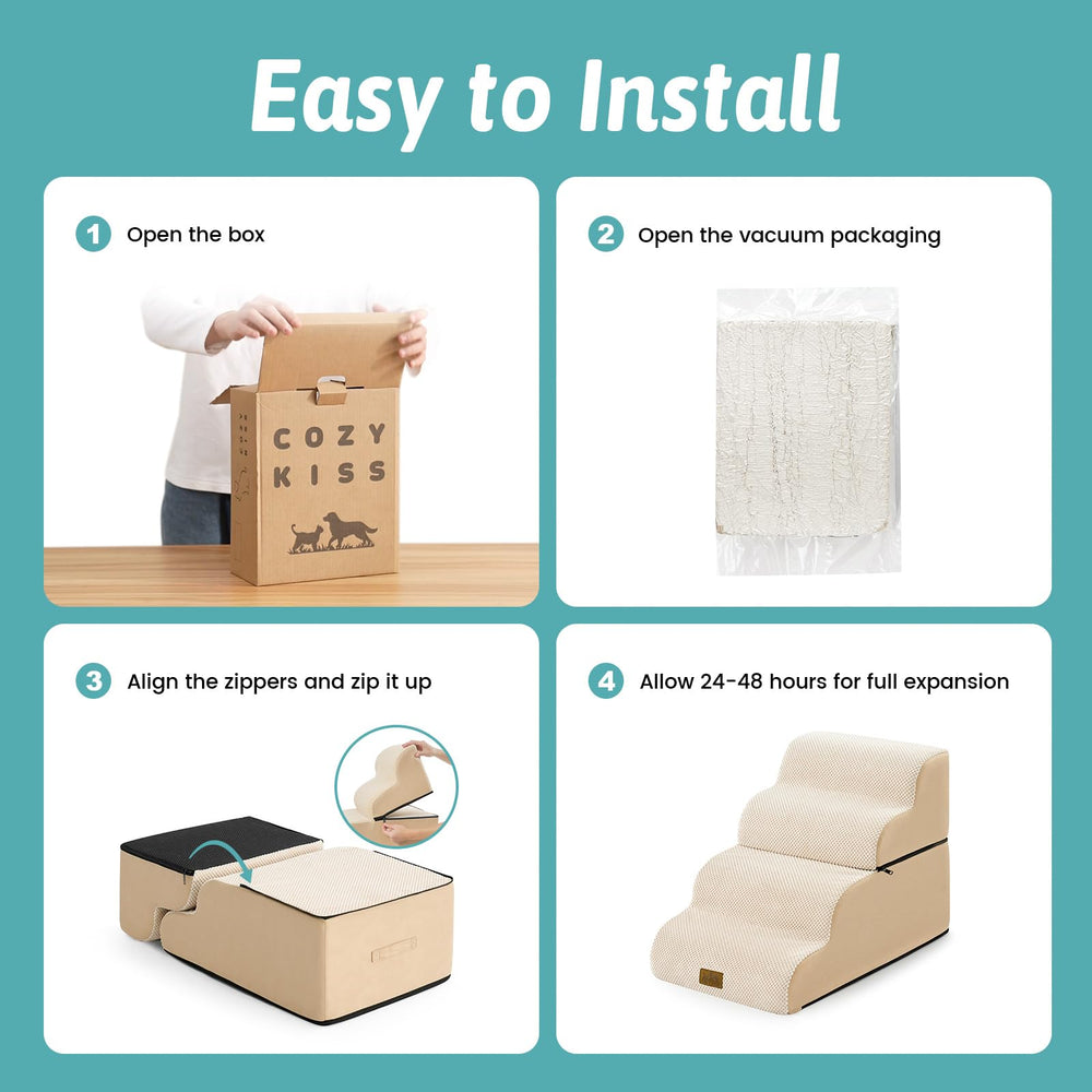 COZY KISS escalera para cama y sofa, uso versátil