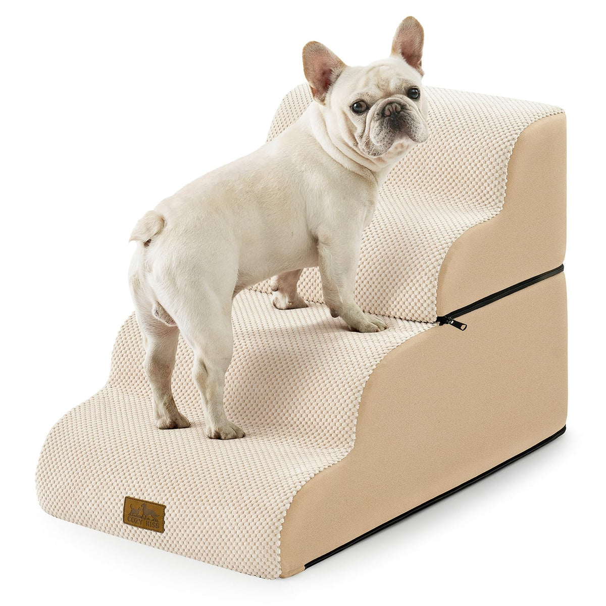 COZY KISS escalera curvada y desmontable para subir a la cama