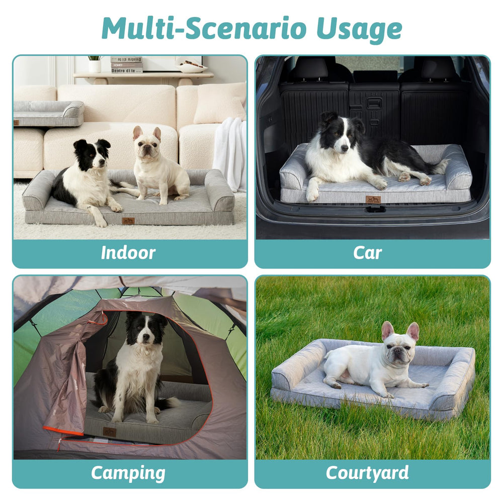 COZY KISS extra-large-dog-bed showcases spacious lounging for big dogs.