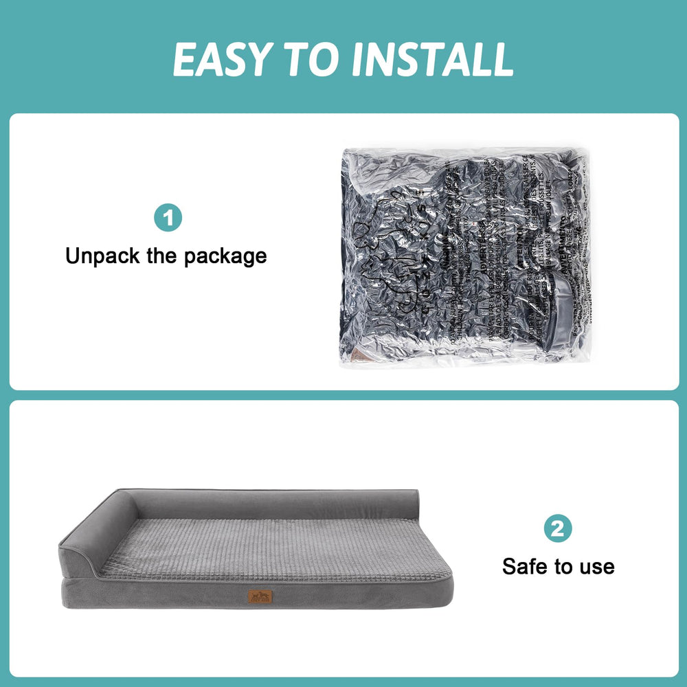 COZY KISS bed in-use shows pet resting comfortably.