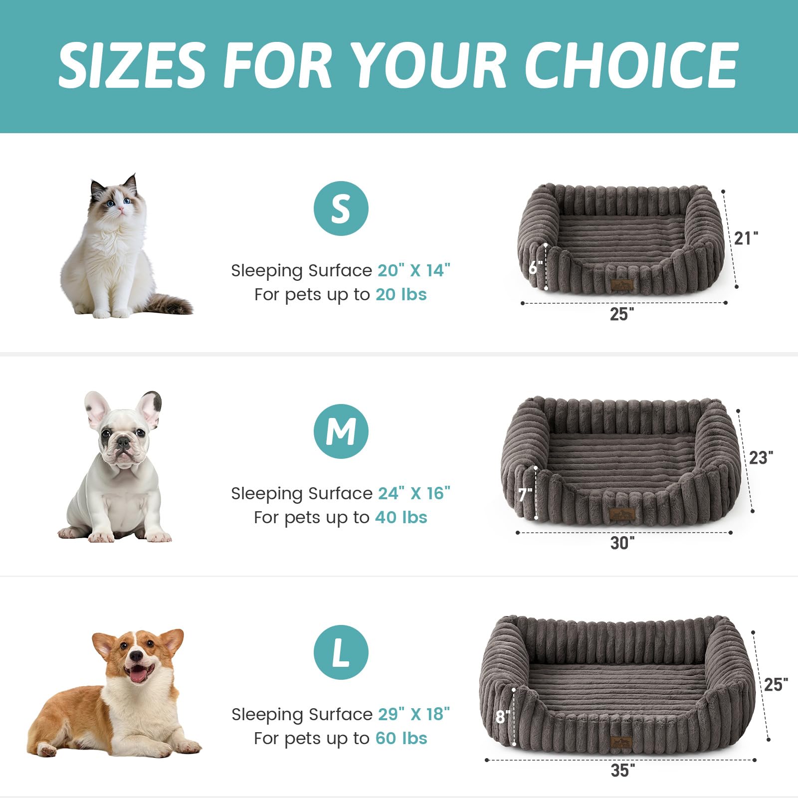 COZY KISS orthopedic foam-core closeup highlights supportive foam for joint-friendly rest.