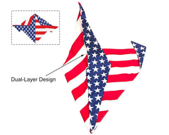 CozyHaus American flag dog bandana pattern stands out at gatherings