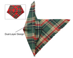 CozyHaus two-pack festive bandanas ready for celebrations.