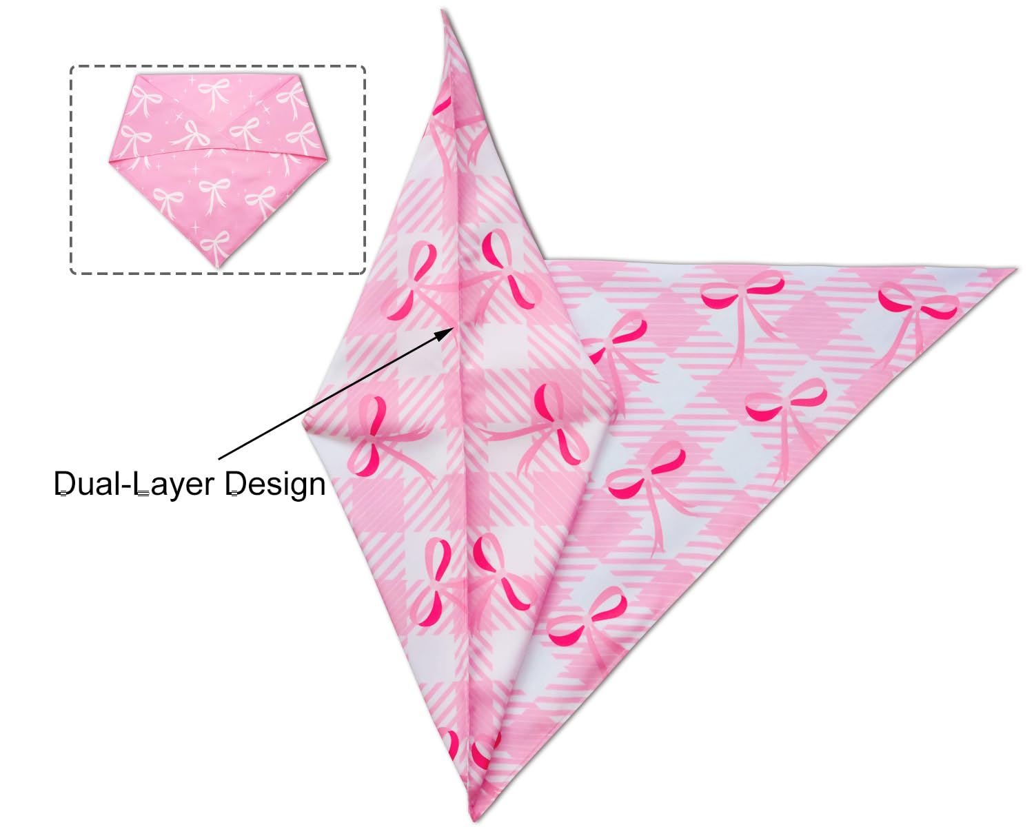 CozyHaus pink Christmas scarf accessory adds festive flair for photos and daily wear.